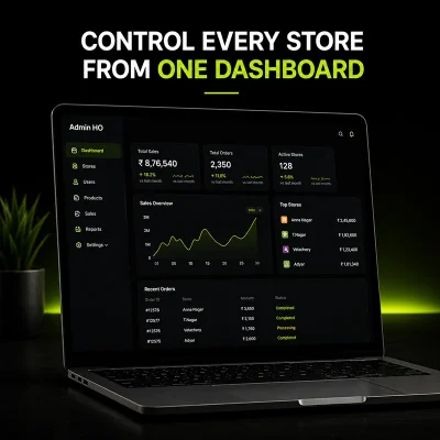 Control every store from one dashboard