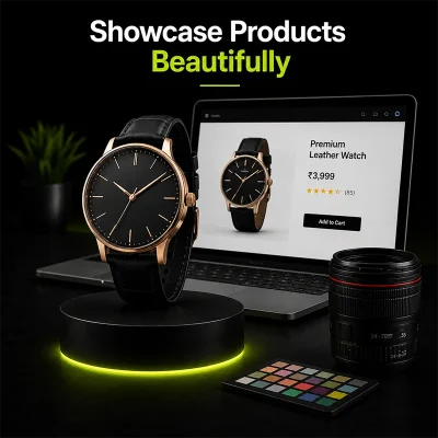 Showcase products beautifully